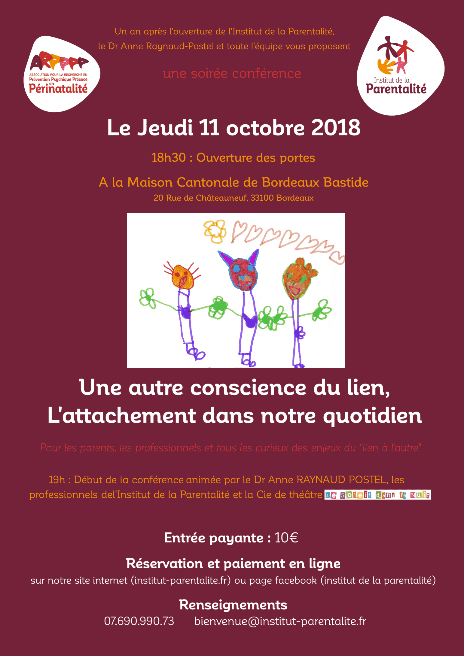 Conférence Sur Lattachement Enfant Bordeauxfr - 